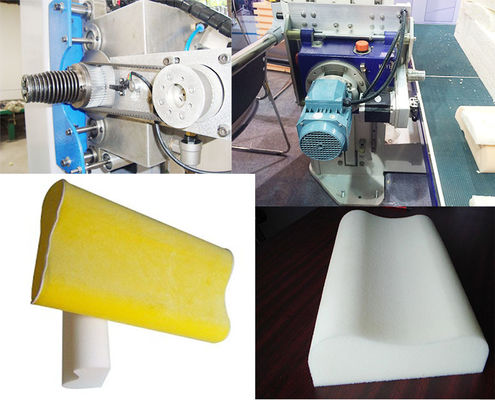 Polyurethane Sponge Oscillating Blade Cutting Machine Horizontal 6kw