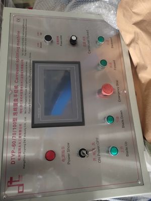 Circle Horizontal Sponge Cutting Machine For Flexible PU Quadrate Foam