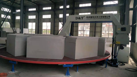 Circle Horizontal Sponge Cutting Machine For Flexible PU Quadrate Foam