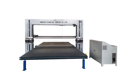 CNC Horizontal Sponge Cutting Machine Foam PU Oscillating Blade Automatic 6kw