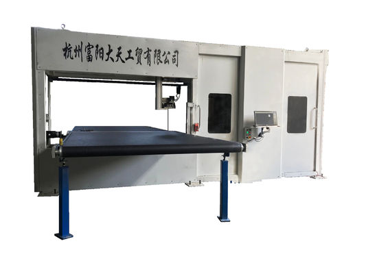 D&T Vertical Type Revolving Contour Cutter PU Rigid Foam High Speed