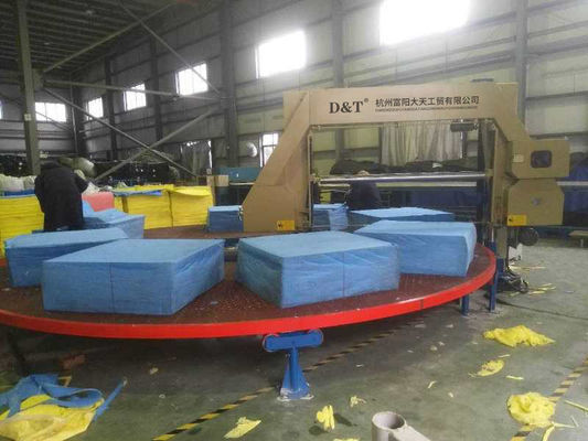 Foam Blocks Cutter Sponge Carousel Cutting Machine Horizontal Carousel Splitting Machine