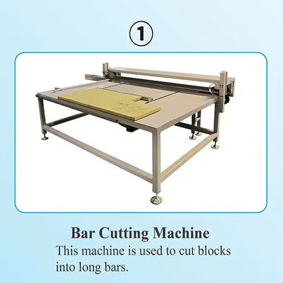 Automatic Continuous Sponge Milling Machine For Dish Washing Abrasive Sponges