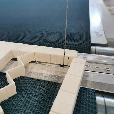 Vaccum Versatile Precise PU Foam Cutting Machine For Rock Wool PIR EVA