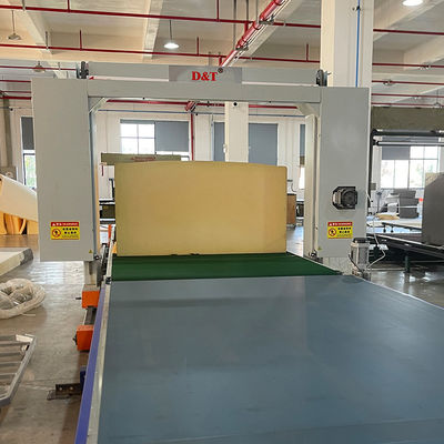 High Speed Horizontal Cutting Machine For Sponge Sheet With Advanced Frequency Conversion System
