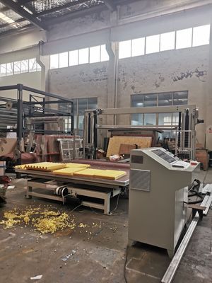 Vacuum CNC EVA Foam Splitting Machine Mattress PU Memory Foam Pillow Machine ODM Acceptable