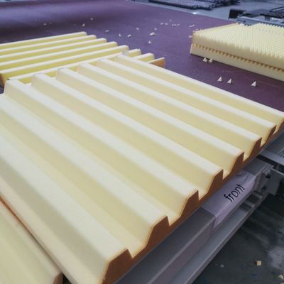 High Precision CNC Horizontal Sponge Cutting Machine With Oscillating Blade For Polyurethane Foam