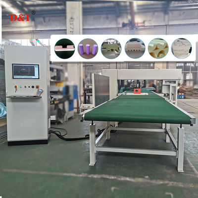 5 Wheel Fast Wire Precise PU Foam Cutting Machine For Rock Wool PIR EVA Vertical Cutter