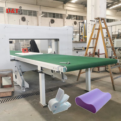 Precise PU Foam Cutting Machine For Rock Wool PIR EVA Vertical Cutter 5 Wheel