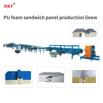 EPS Machine Advanced Sandwich Panel Production Line For Panels