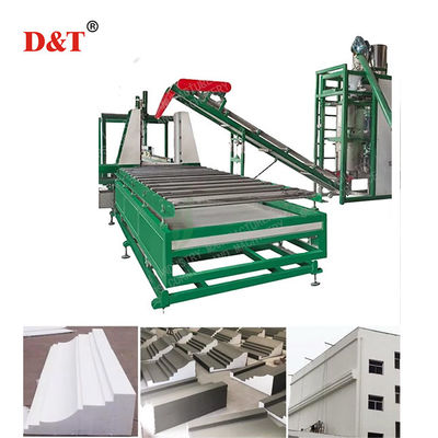 EPS Foam Cement Coating Machine For Styrofoam Decoration Cornice