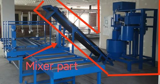 EPS Foam Cement Coating Machine For Styrofoam Decoration Cornice