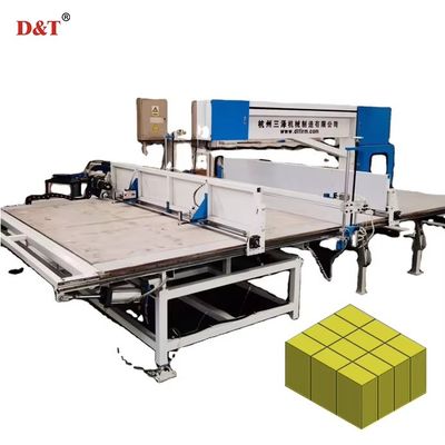Automatic Vertical Cutting Machine for EVA/pearl cotton and Sponge with work platform single damper