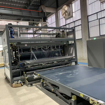 PU Foam Cutting Machine with Fully Automatic Sponge Block Packaging and Compression Features for Mattress and Cushion Processing