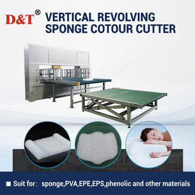 DTC R2012V Sponge Cutting Machine Flexible CNC PU Foam Cutter for EVA Foam with Max Product Size L3000 W2200 H1200mm