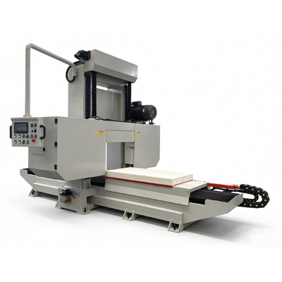 Adjustable Polyurethane Foam Cutting Machine Allowing Fine Tuning of Cutting Parameters for Various Applications