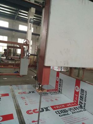 Sponge Block Vertical Cutting Machine , Sponge Cutting Machine Long Life