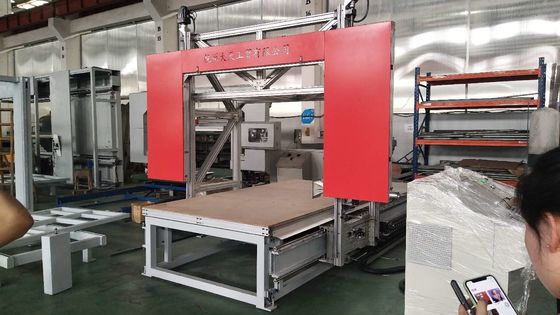 High Precision Horizontal Eva Foam Contour Cutting Machine Speed Up To 10 M / Min