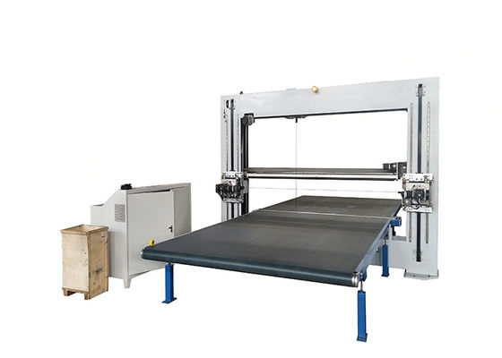 Automatic Dual Blade Horizontal And Vertical PU Foam Sponge CNC Cutting Machine