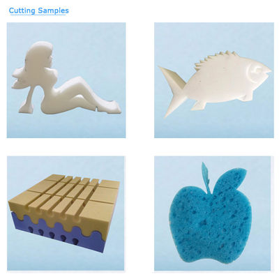 CE Standard PU Foam Contour Cutting Machine For Complexible 3D Shape with high speed  60m/min