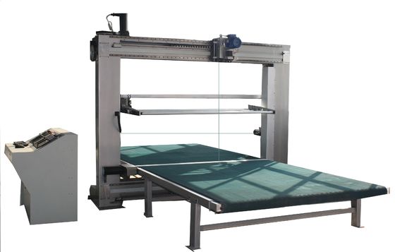 Automatic Dual Blade Horizontal And Vertical PU Foam Sponge CNC Cutting Machine