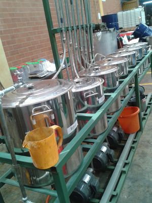 User Friendly Interface Sponge Production System Enabling Easy Parameter Adjustments and Real Time Process Visualization