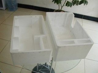 Adjustable Vertical Layout EPS Auto Shape Moulding Machine 6 kg / Cycle