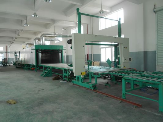 Flexible Mattress Foam Production Line With PLC Control , 50Kg / m³