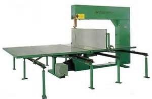 Digital Half-Automatic Sponge Production Line 900mm , Sponge Vertical Cutter