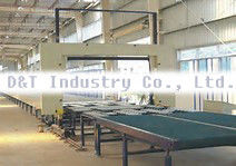 Long Sheet Sponge Production Line / Foam Cutting Machine With Sliding Frame