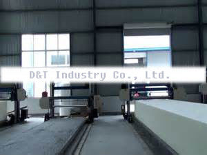 Horizontal Long Sheet Sponge Cutting Machine For Rigid PU Foam 60m / Min