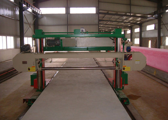 Rail Type Foam Block Long Sheet Sponge Cutter Machine 1500KG 8.84KW