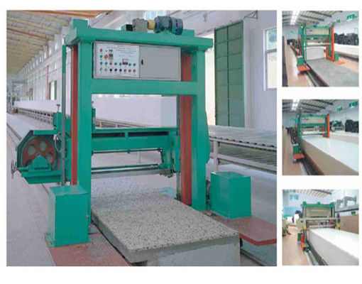 Horizontal Long Sheet Sponge Cutting Machine For Rigid PU Foam 60m / Min